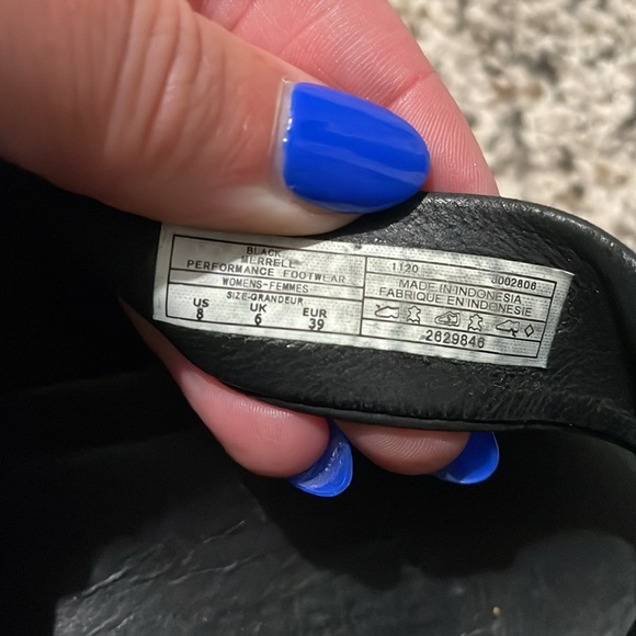 Merrell Black leather Sandals with Adjustable Straps size 8 - Picture 5 of 6